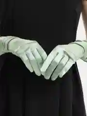 Лайм перчатки на свадбу