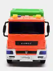 Машина Технопарк "Kamaz Мусоровоз", пластик, свет-звук, инерция, 17 см