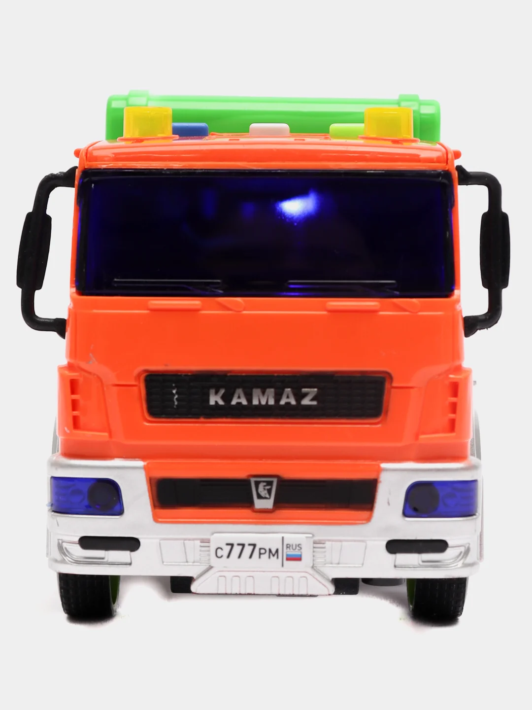 Машина Технопарк "Kamaz Мусоровоз", пластик, свет-звук, инерция, 17 см