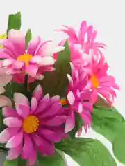 Бордовый искусственные цветы. Герберы (пластиковый букет). Композиция. 18 см