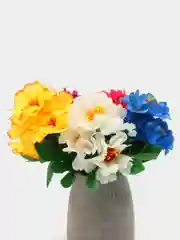 Бронзовый искусственные цветы. Климатисы (букет). Композиция. Высота: 210 мм