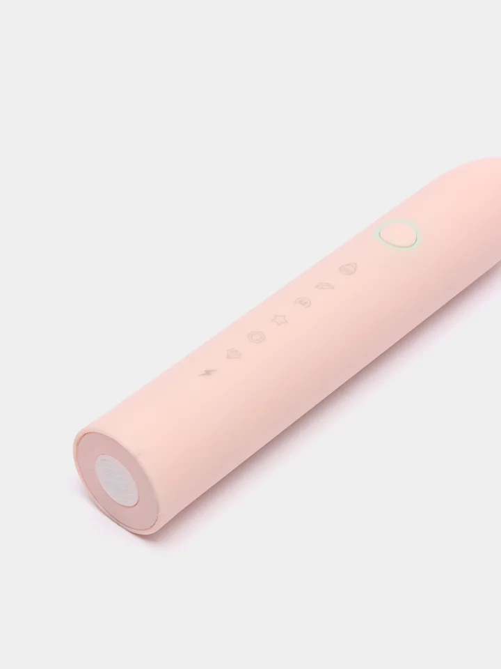 Розовый электрическая ультразвуковая зубная щетка Sonic Electric TOOTHBRUSH X-3