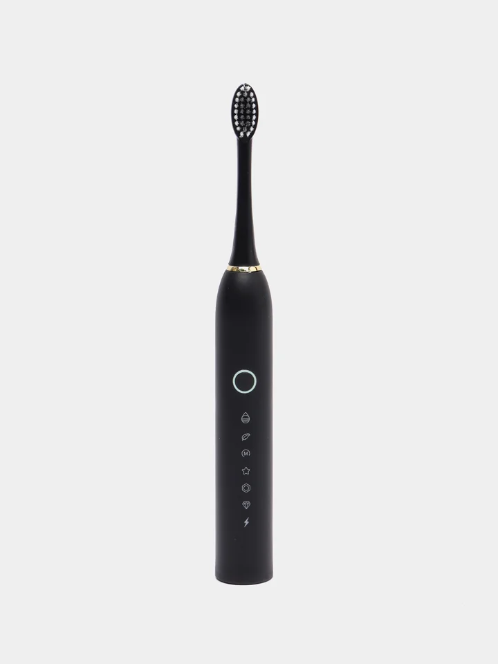 Черный электрическая ультразвуковая зубная щетка Sonic Electric TOOTHBRUSH X-3