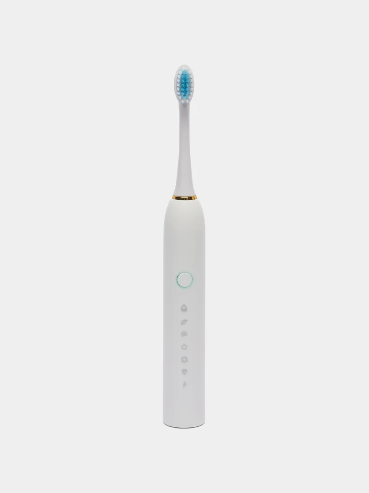 Белый электрическая ультразвуковая зубная щетка Sonic Electric TOOTHBRUSH X-3