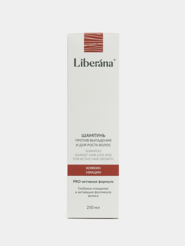 Шампунь против выпадения и для роста волос LIBERANA, Зеленая Дубрава, 250мл