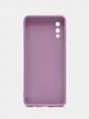 Сиреневый чехол для Samsung Galaxy A02 / M02 2021 / A022F, силиконовый / Самсунг Галакси А02 / М02