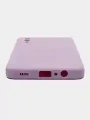 Сиреневый чехол для Samsung Galaxy A02 / M02 2021 / A022F, силиконовый / Самсунг Галакси А02 / М02