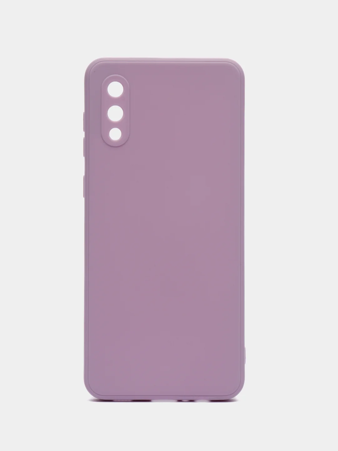 Сиреневый чехол для Samsung Galaxy A02 / M02 2021 / A022F, силиконовый / Самсунг Галакси А02 / М02