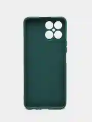 Зеленый чехол для Honor X8 4G (Хонор Х8 4Г / Икс 8 / Х8 4 Джи), прозрачный