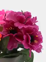 Желтый искусственные цветы. Климатисы (букет). Композиция. Высота: 210 мм