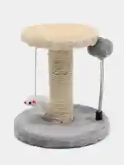 Серый когтеточка для кошек и котят с игрушками
