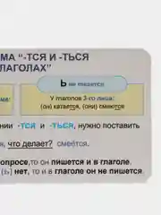 Бежевый обучающая карточка-шпаргалка односторонняя "По русскому языку", 90*180 мм
