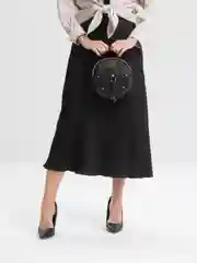 Черный женская сумка,круглая, через плечо