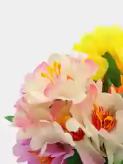 Зелёный хаки искусственные цветы. Климатисы (букет). Композиция. Высота: 210 мм