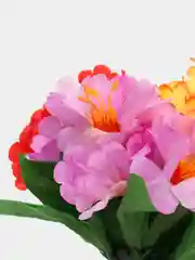 Аметистовый искусственные цветы. Климатисы (букет). Композиция. Высота: 210 мм