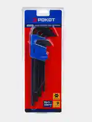 Набор ключей TORX-профиль, 9 предметов, 95 х 3 мм, 220 х 9 мм