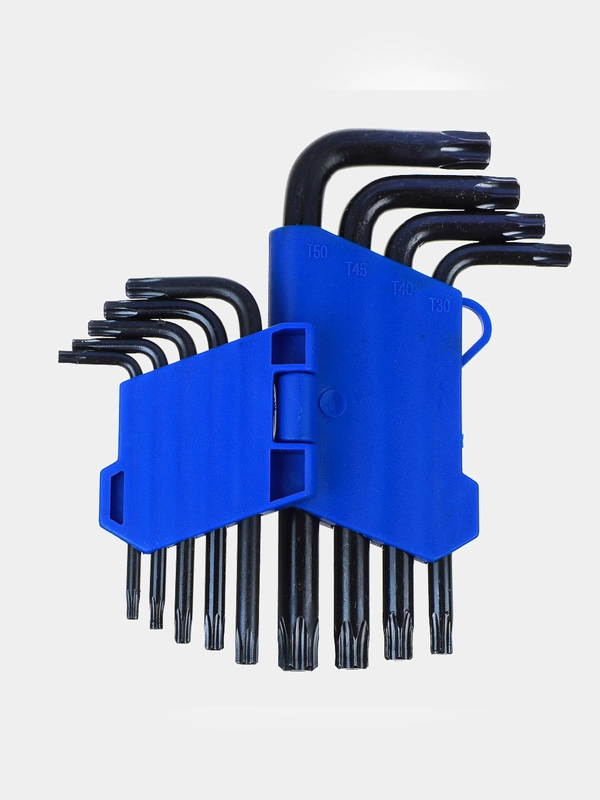 Набор ключей TORX-профиль, 9 предметов, 50 х 3 мм, 125 х 9 мм