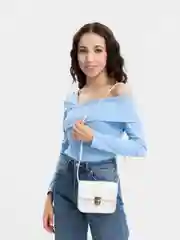 Белый сумка женская через плечо