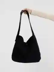 Черный джинсовая сумка на плечо