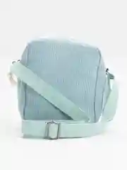 Бирюзовый сумка-мессенджер "Top Pocket" вельветовая маленькая