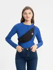 Черный поясная сумка, бананка