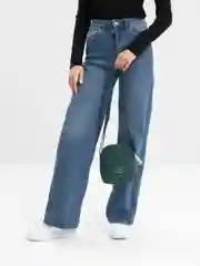 Зеленый сумка-мессенджер "Top Pocket" вельветовая маленькая