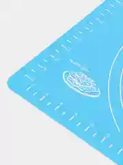 Синий коврик силиконовый, для раскатки теста и выпечки, с разметкой, гибкая доска для лепки