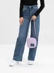 Фиолетовый сумка-мессенджер "Top Pocket" вельветовая маленькая