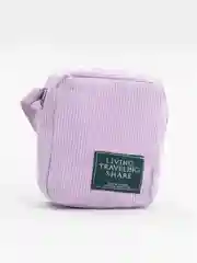 Фиолетовый сумка-мессенджер "Top Pocket" вельветовая маленькая