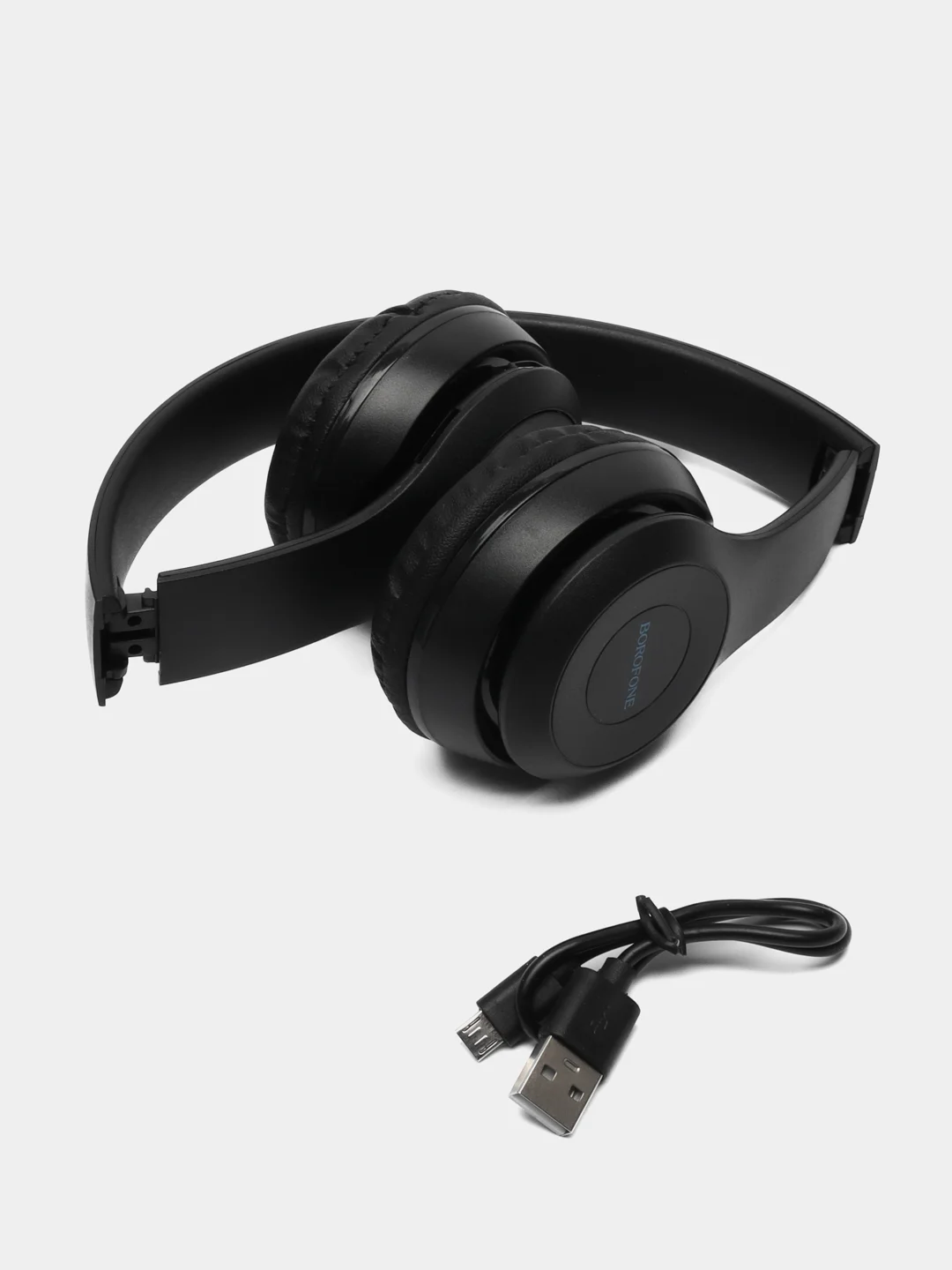 Черный наушники беспроводные Borofone BO4, полноразмерные, накладные, Wireless