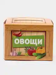 Обучающий набор Сортер-копилка: продукты, по методике Монтессори, развивающая игра