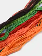 Белый вышивка крестиком, 18 х 12 см