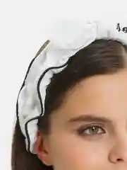 Белый повязка на голову, повязка для макияжа, супер мягкая повязка для умывани