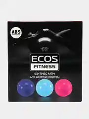 Фиолетовый фитнес мяч для занятий спортом, с системой анти-взрыв, Ecos
