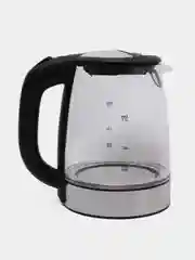 Чайник SONNEN KT-1788, 1,7л, 2200Вт, стекло, черный, подсветка, 454349