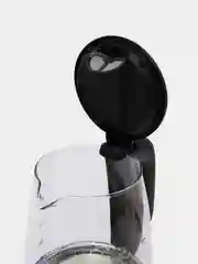 Чайник SONNEN KT-1788, 1,7л, 2200Вт, стекло, черный, подсветка, 454349