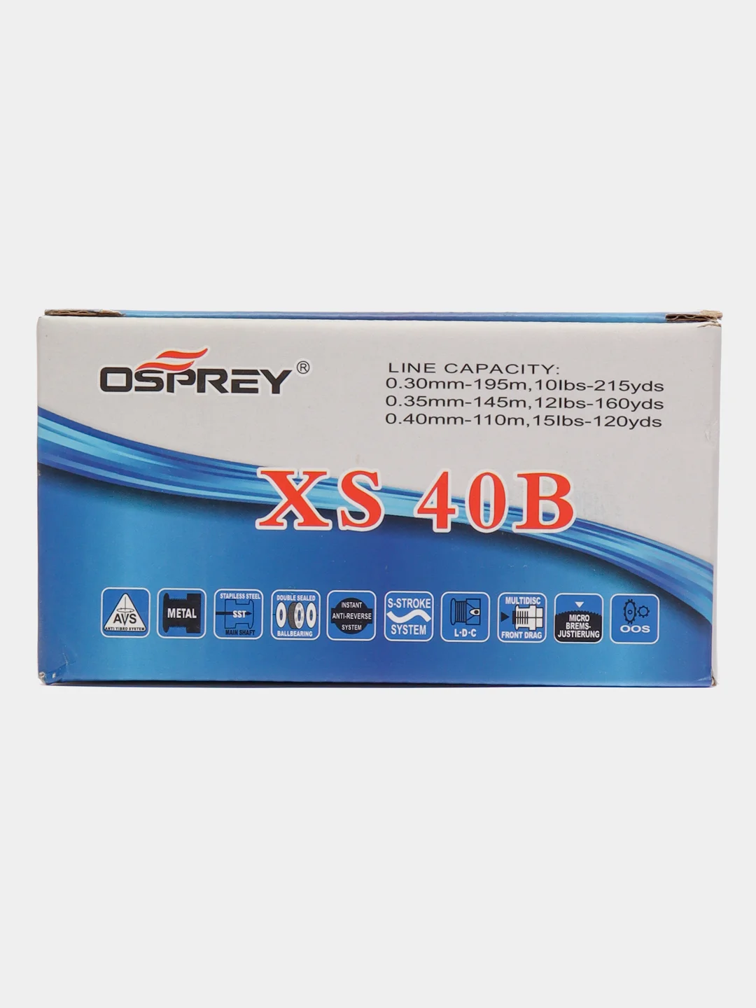 Хром катушка для спиннинга XS 40B, рыболовная, безынерционная, фидерная карповая