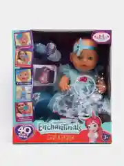 Кукла-пупс 40 см "Enchantimals. Бри Кроля", интерактивная, говорящая, пьет и писает