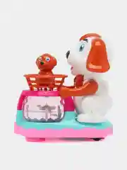 Собачка с щенком, свет, звук