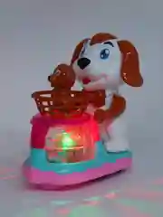 Собачка с щенком, свет, звук