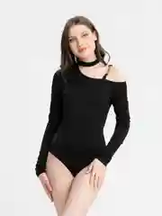 Черный боди женское