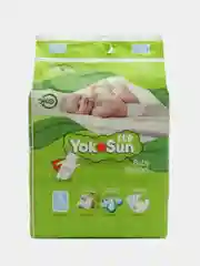 Детские подгузники YokoSun Eco размер S (3- 6 кг), 70 шт.