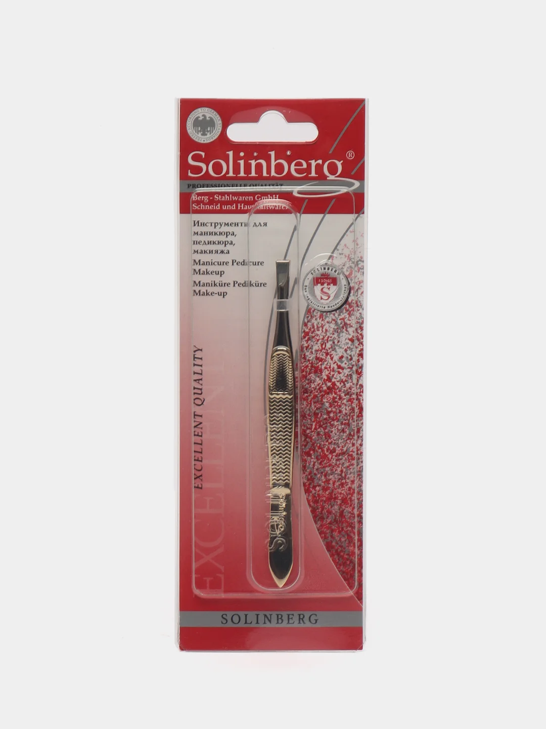 Пинцет для коррекции бровей Solinberg 047