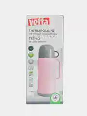 Розовый термос VETTA "Туристический", стеклянная колба, 0, 6 л, 3 цвета