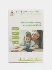 Розовый графический детский планшет для рисования, с ручкой, 8,5 дюймов