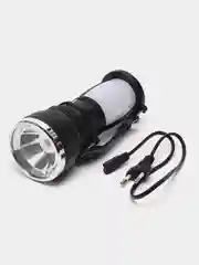 Фонарь-прожектор, 2 в 1, аккумуляторный, 24 SMD, 1 Вт, LED, шнур 220 В, пластик