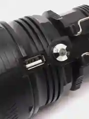Фонарь-прожектор, 2 в 1, аккумуляторный, 24 SMD, 1 Вт, LED, шнур 220 В, пластик