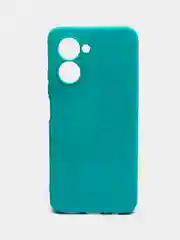 Бирюзовый чехол силиконовый для Realme C33 / Реалми С33