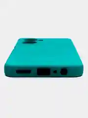 Бирюзовый чехол силиконовый для Realme C33 / Реалми С33