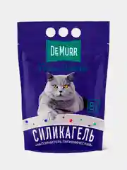 Силикагелевый наполнитель DeMurr Premium Multicolor для кошачьего туалета, 8л